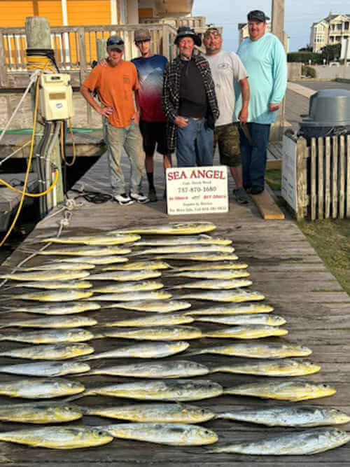 Great Cape Hatteras charter catches on Sea Angel.