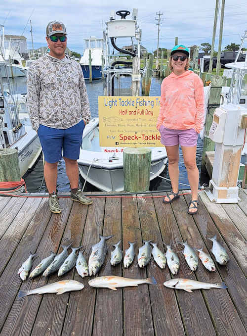 Red drum caught light tackle fishing on Speck-Tackler.