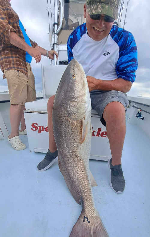 Anglers catch from Pamlico Sound on Speck-Tackler Light Tackle.