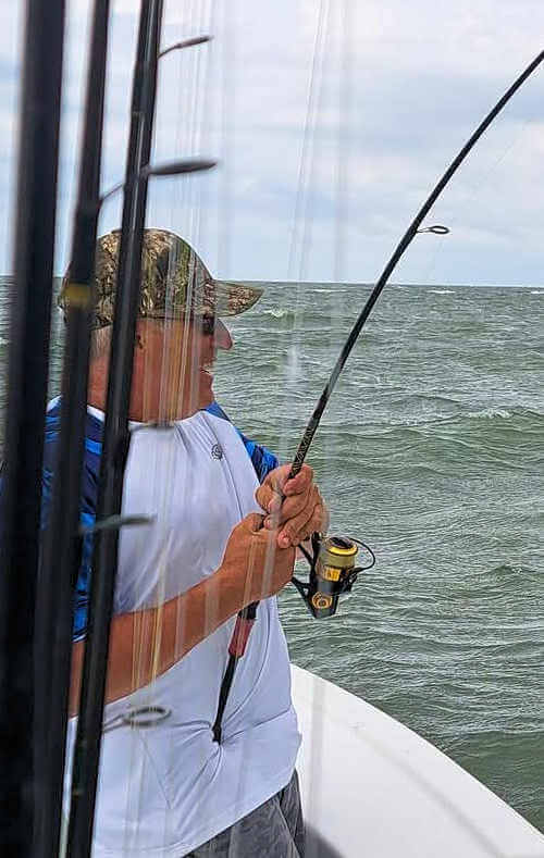 Anglers catch from Pamlico Sound on Speck-Tackler Light Tackle.
