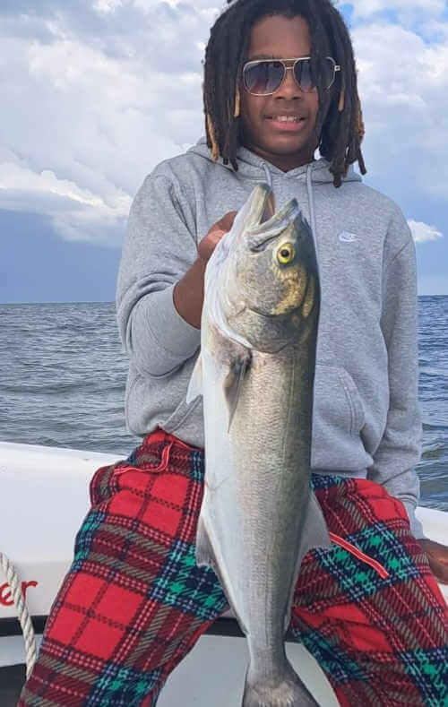 Anglers catch from Pamlico Sound on Speck-Tackler Light Tackle.