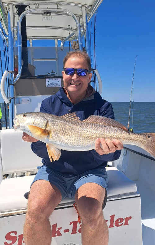 Anglers catch from Pamlico Sound on Speck-Tackler Light Tackle.