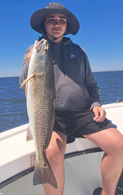 Anglers catch from Pamlico Sound on Speck-Tackler Light Tackle.