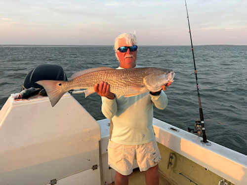 Drumrunner anglers with nice Ocracoke red drum.