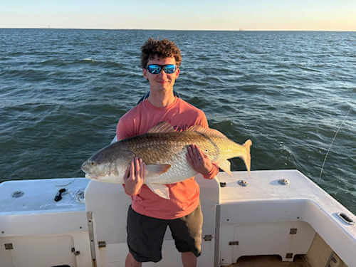 Drumrunner anglers with nice Ocracoke red drum.