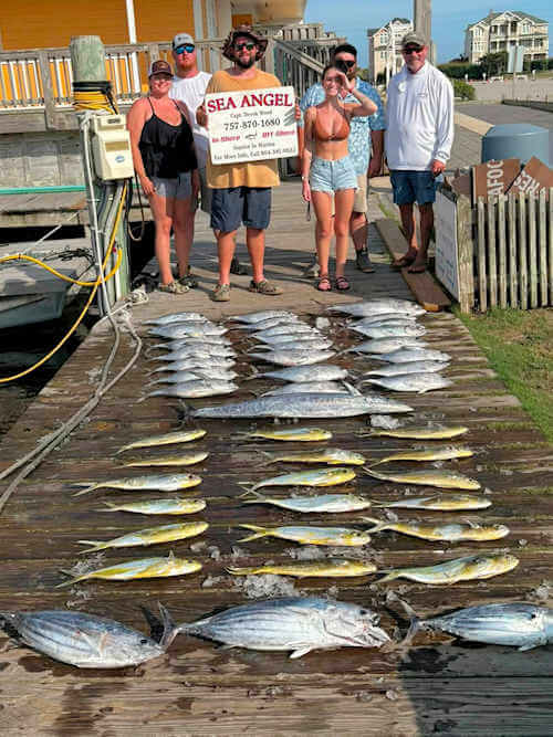 July 19 fishing report images from Sea Angel Charters