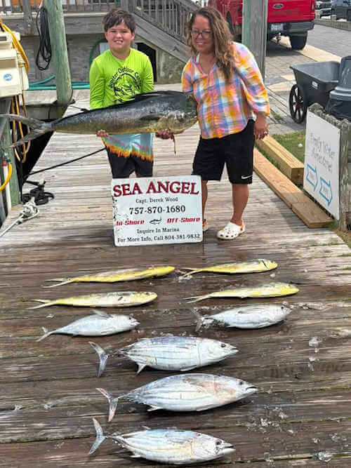 July 19 fishing report images from Sea Angel Charters