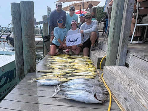 Great catch for the Gecko Ocracoke crew offshore.
