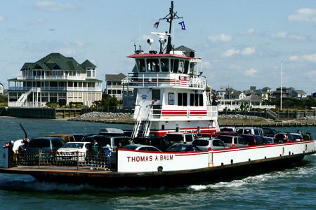Free ferry to Ocracoke Island.